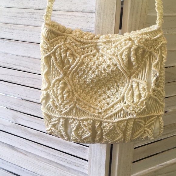 Macrame Bag - Crossbody - Hand Crafted - Picture 2 of 9